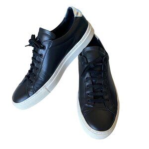 Common Projects Achilles Black Leather Sneakers Women's Sz 41 Designer Luxury‎